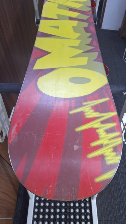 O-Matic Sweet 160 cm Snowboard + Union M Bindings Winter Sport Snow Fun