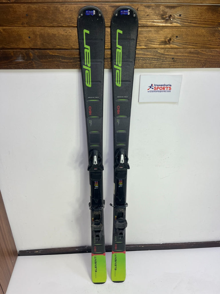 Elan Element 76 160 Ski + Elan ESP 10 Bindings Winter Sport Fun