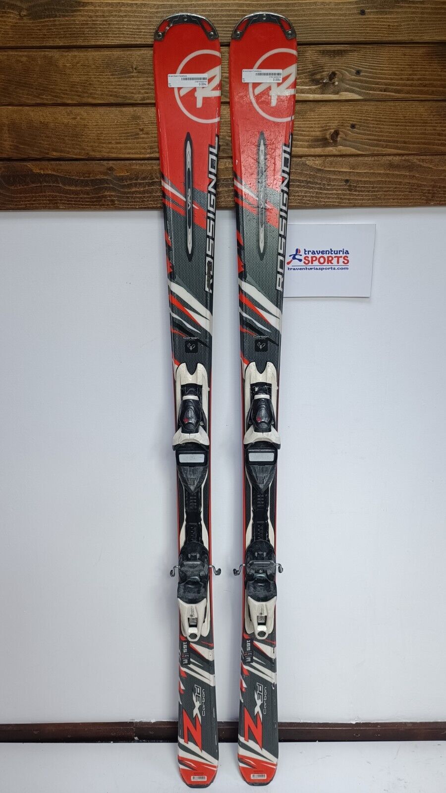 Rossignol ZX 3D Carbon 165cm Ski + Rossignol 10 Bindings Winter Adventure Winter