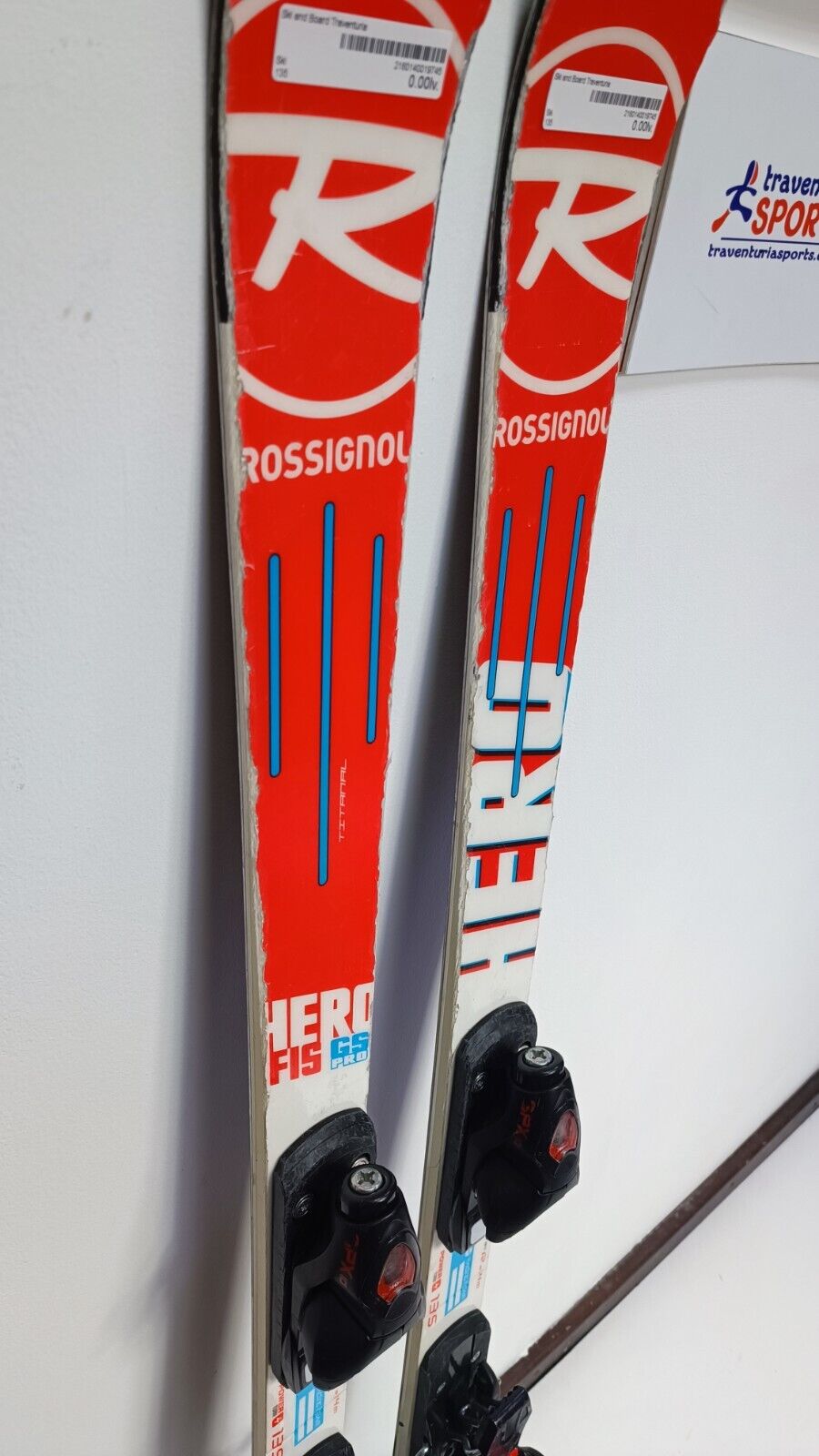 Sci Rossignol Hero GS Pro 135cm + attacchi Look 10 Winter Adventure Winter