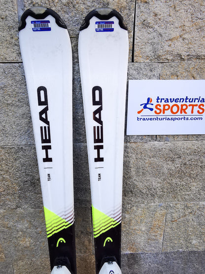HEAD Supershape SLR Pro 147cm  Ski + HEAD 7.5 Bindings  Winter Sport