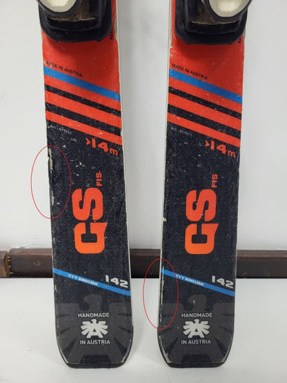 Blizzard GS FIS 142 cm Ski + Marker 10 Bindungen Winter Fun Sport Handgefertigt