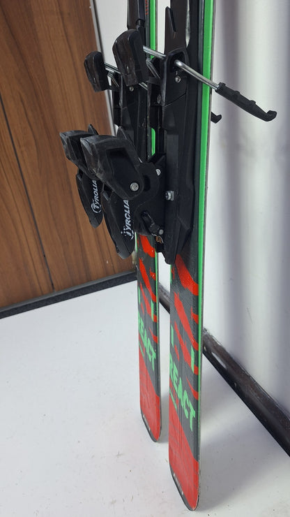 Rossignol REACT RTX Fiber 163cm  Ski + Tyrolia 10 Bindings Winter Sport Fun