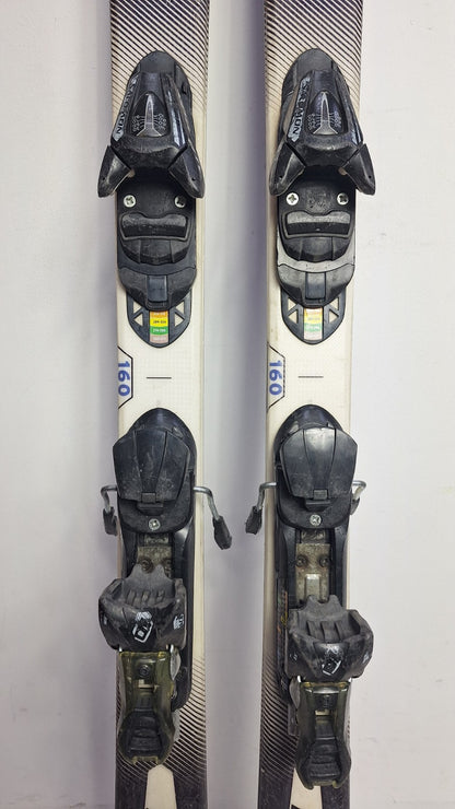 Salomon Enduro LX 750R 160cm Skis + Salomon 10 Bindings Winter Fun Snow