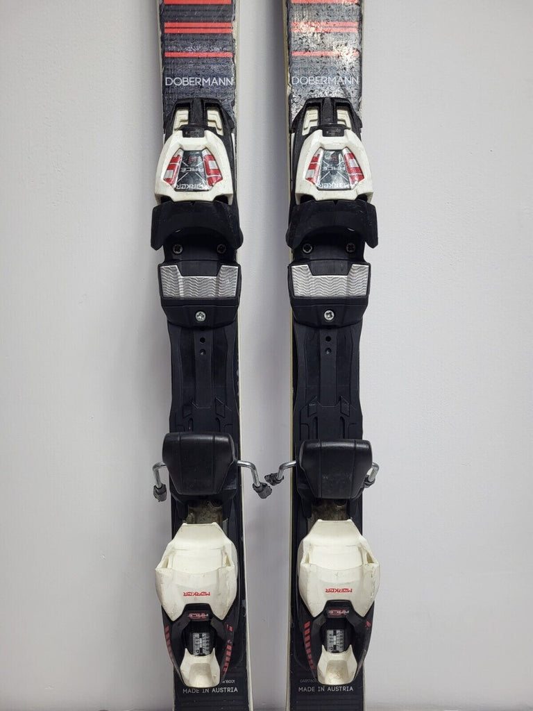 世界の Nordica Dobermann WC SL J 129 cm Ski + Marker 10 Bindings スキー