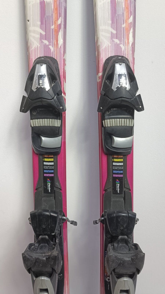 Elan White Perla 140cm Ski + Elan 7.5 Bindings Winter Sport Fun