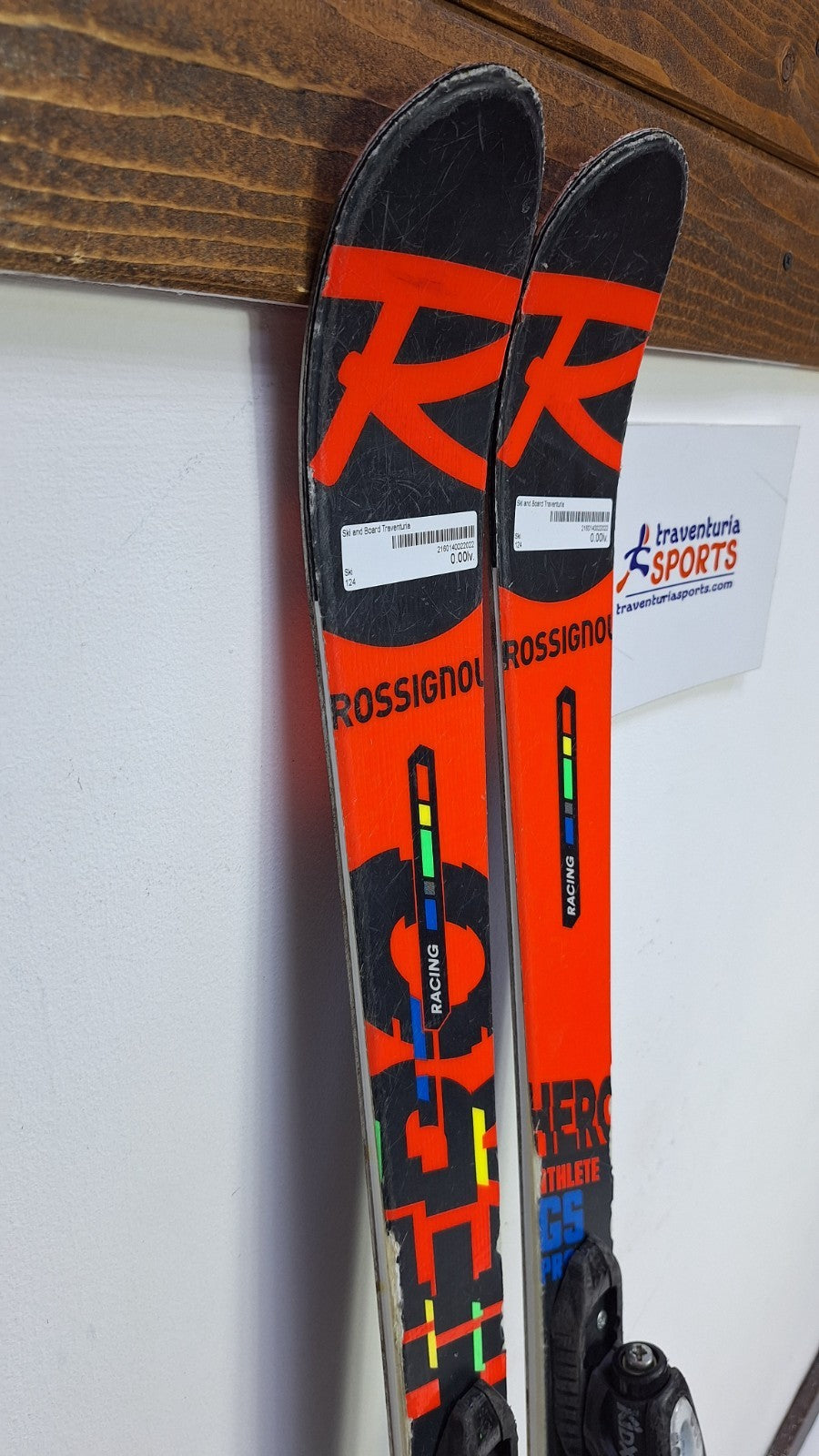 Rossignol Hero Athlete GS Pro 124 cm Ski +  Look 4.5 Bindings Winter Fun Snow