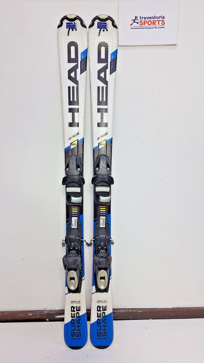 HEAD Supershape Team R Track N 127 cm Ski + Fixations Elan ESP 7.5 Sport d'hiver