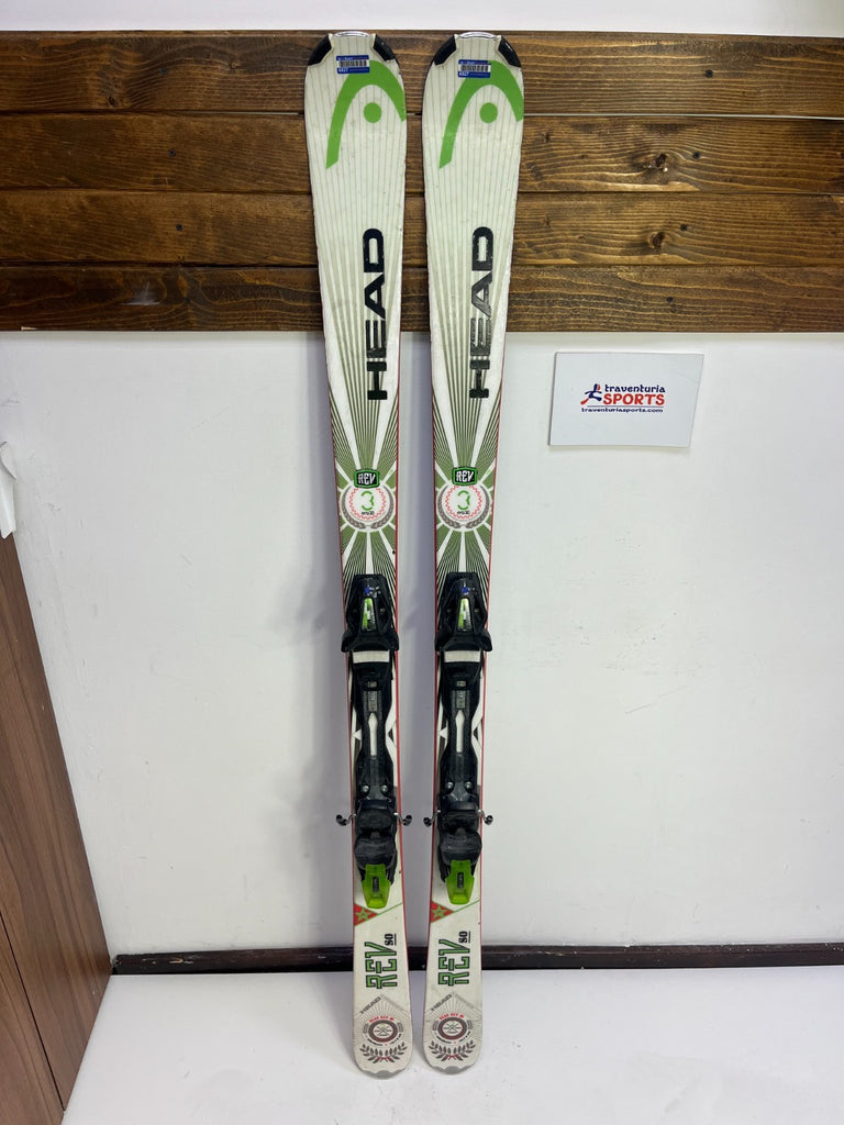 HEAD REV 80 170cm Ski + Elan EL10 Bindungen Wintersport Schneespaß Outdoor