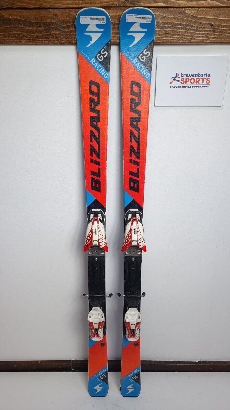 Sci Blizzard Racing GS 142 cm + attacchi Marker 10 Winter Fun Sport