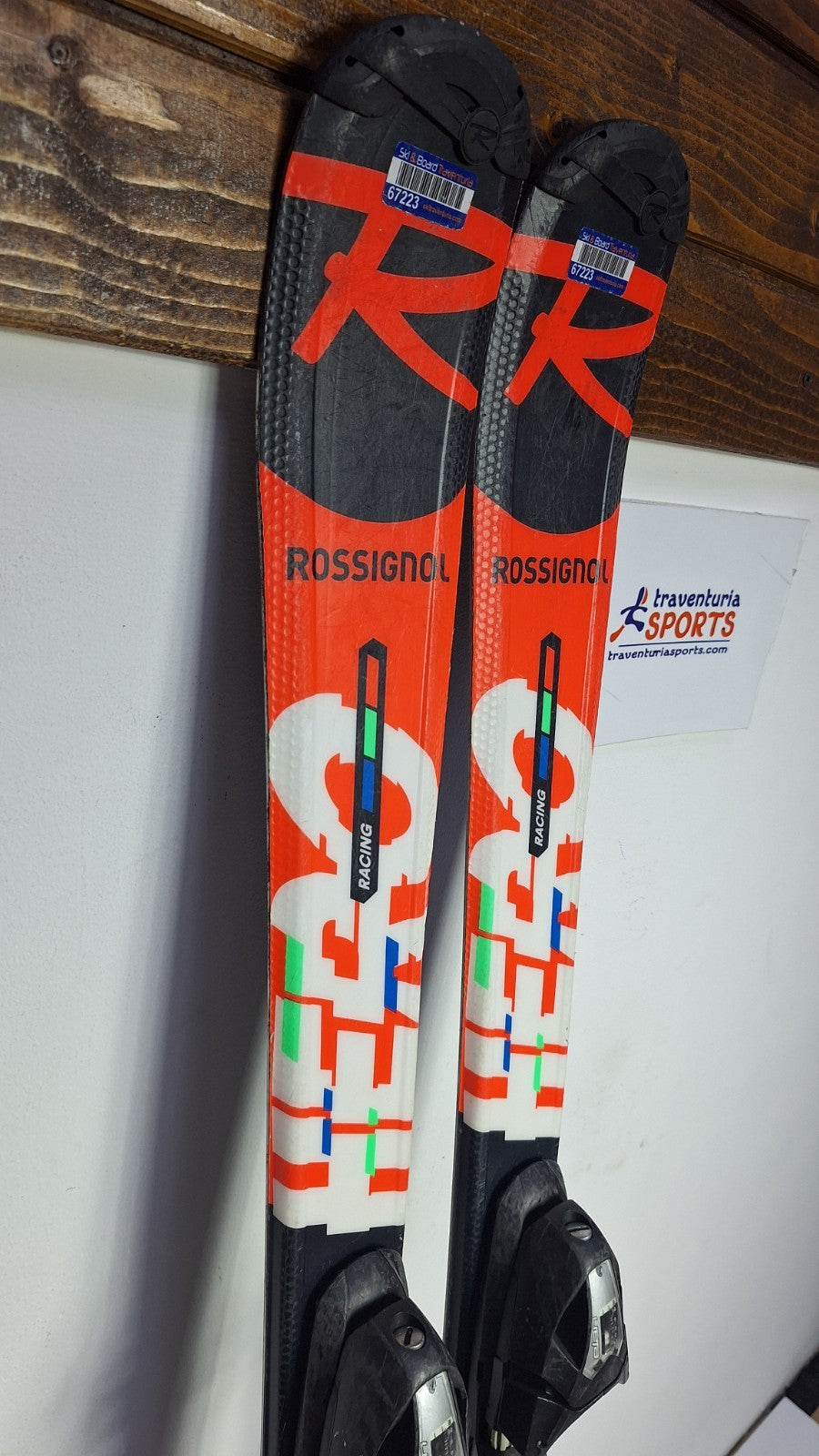 Rossignol Hero JR MultiEvent 130cm  Ski + Elan ESP 7.5 Bindings Winter Sport