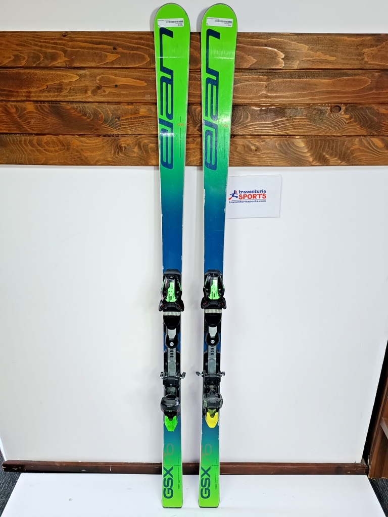 Elan Race GSX 176 cm Ski + Elan ER11 Bindings Winter Fun Snow Sport