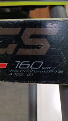 Fischer RC4 GS 160 cm Ski + Fischer 10 Bindings Winter