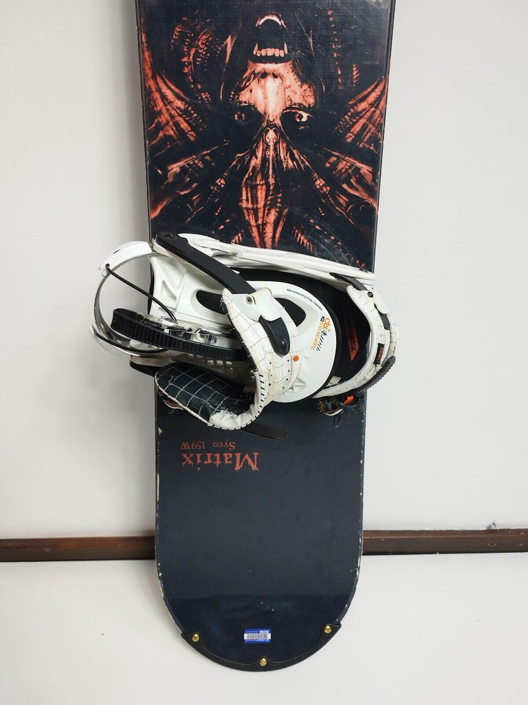 Matrix Syco 159 cm Wide Snowboard +K2 L Bindings Winter Outdoor