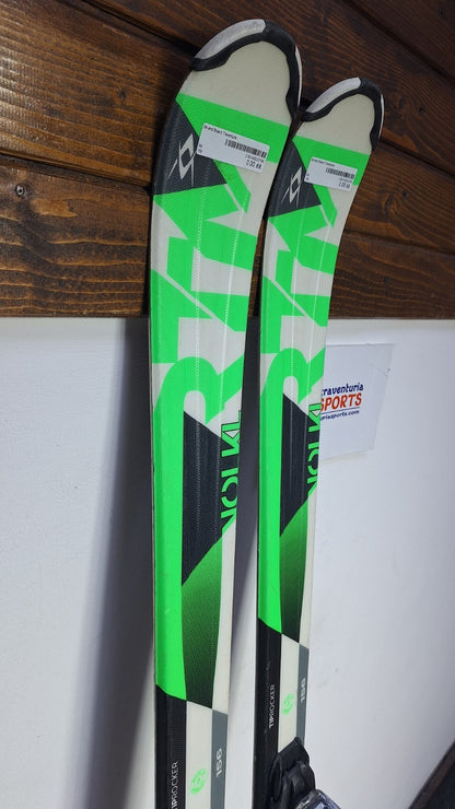 Volkl RTM 156 cm Ski + Marker 10 Bindings Fun Snow Winter Sport Piste