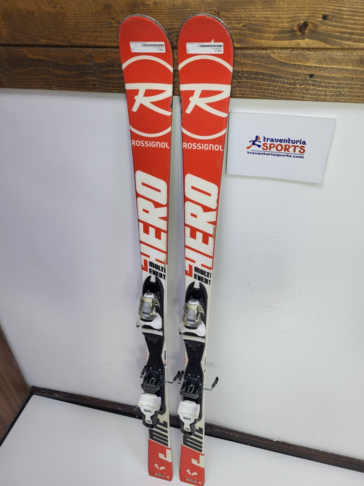 Rossignol Hero J Multievent 150 cm Ski + Look 7 Bindungen Winterspaß Schnee