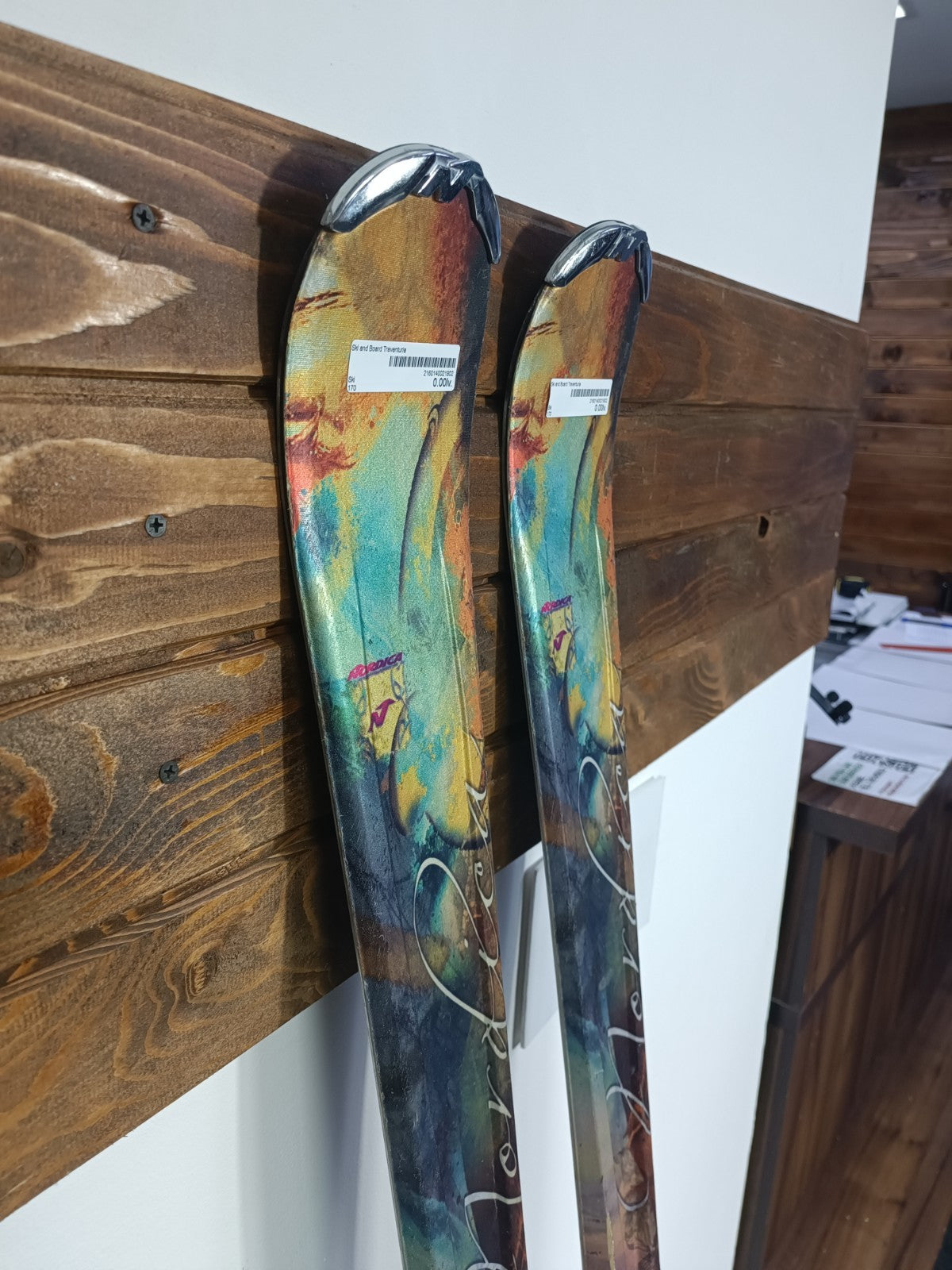 Nordica Fate 170 cm Ski + Marker 10 Bindings Winter Snow Sport Outdoor