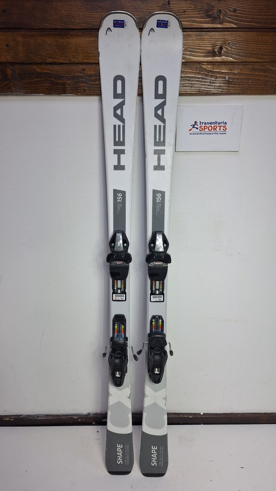 HEAD Shape CX 156cm  Ski + Tyrolia SP 9 Bindings Winter Sport Fun Snow