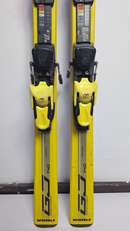 Volkl Vertigo 140cm Ski + Tyrolia 7 Bindings Fun Snow Winter Sport Piste