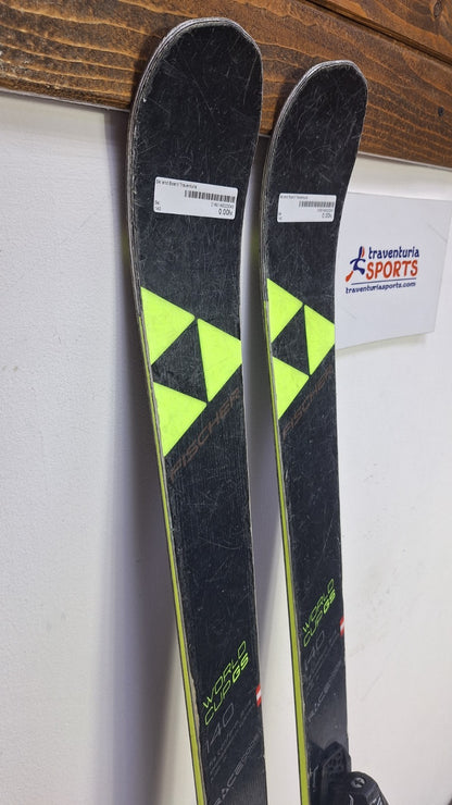 Ski Fischer RC4 GS WC 140 cm + fixations Fischer RS9 Sports d’hiver