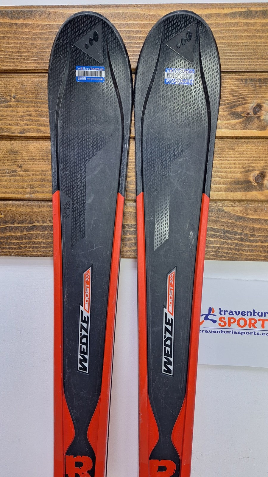 Ski Wedze Boost 300 arcHtec 163 cm + fixations Tyrolia SRM 10 Sport d’hiver sur neige