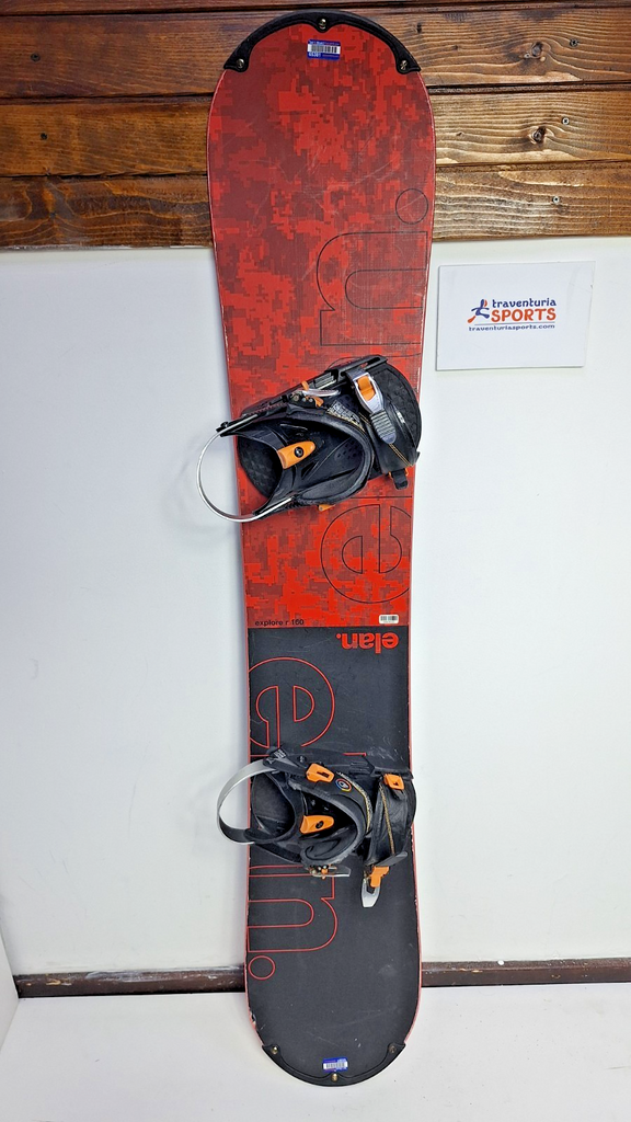 Elan Explore R 160 cm Snowboard + HEAD Rental L  Bindings Winter Snow Fun