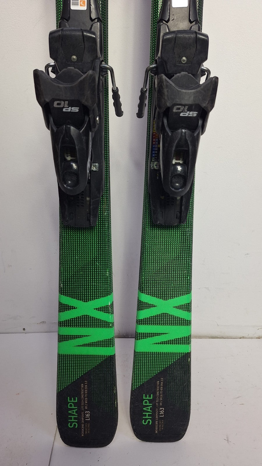 HEAD Shape NX  163cm  Ski + Tyrolia SP 10 Bindings Winter Sport Fun Snow
