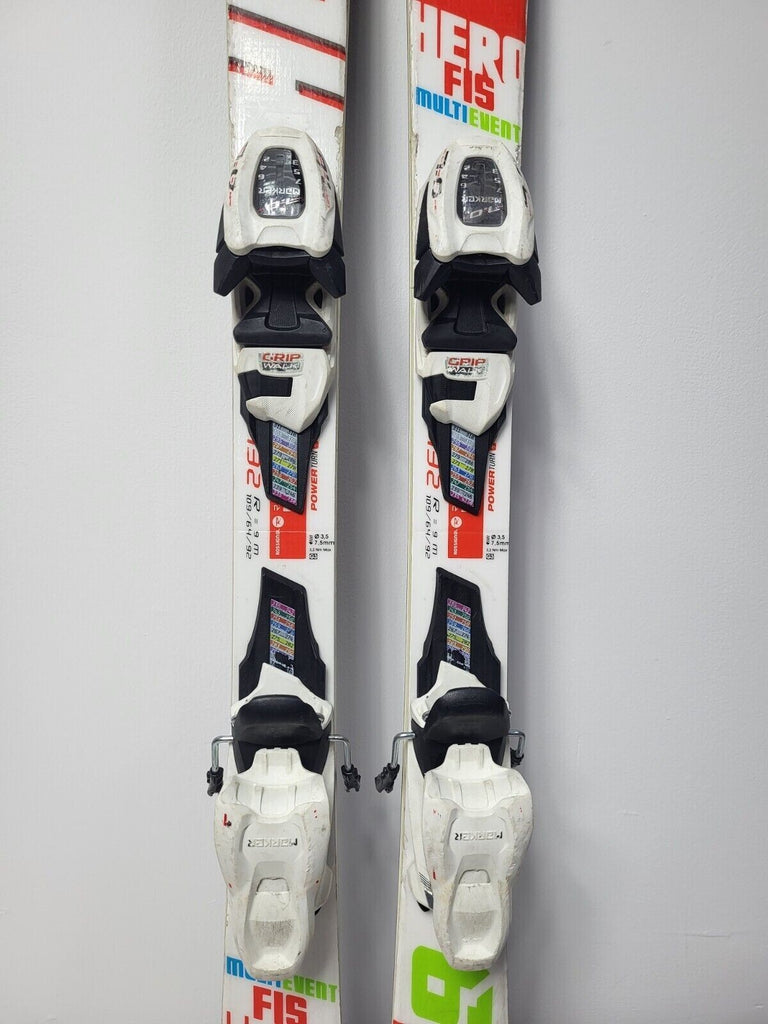 Rossignol Hero FIS F9 132 cm Ski + Marker 7 Bindings Winter Fun