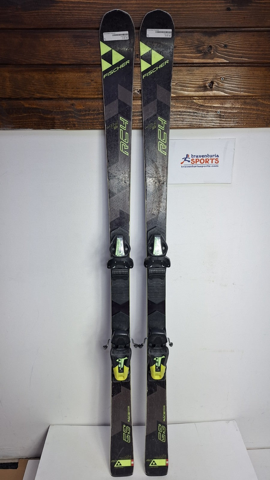 Fischer RC4 World Cup GS 150cm Ski + Fischer 9 Bindings Winter Sport