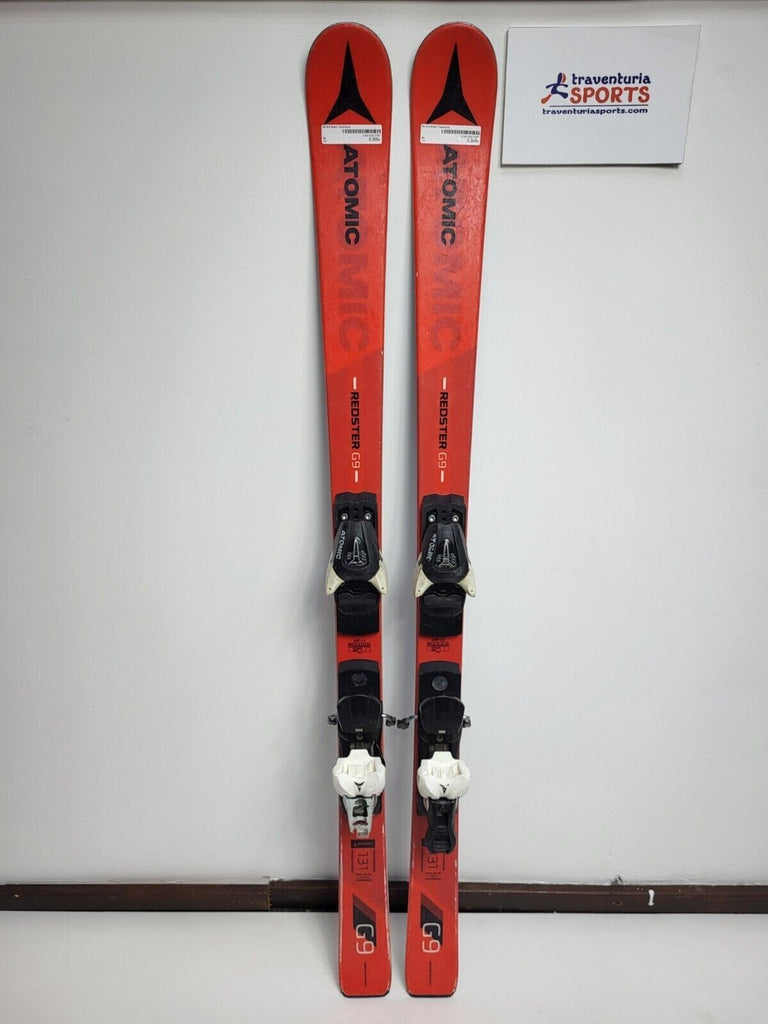 Atomic Redster G9 131 cm Ski + Atomic 7.5 Bindings Winter Sport Outdoor