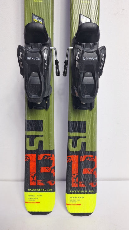 Völkl Racetiger 13 SL 120 cm Ski + Marker 4.5 Bindung Wintersport Schneespaß
