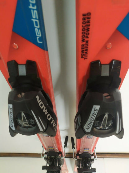 Atomic Redster GS 159 cm Ski + BRAND NEW Salomon 10 Bindings Winter Fun Snow