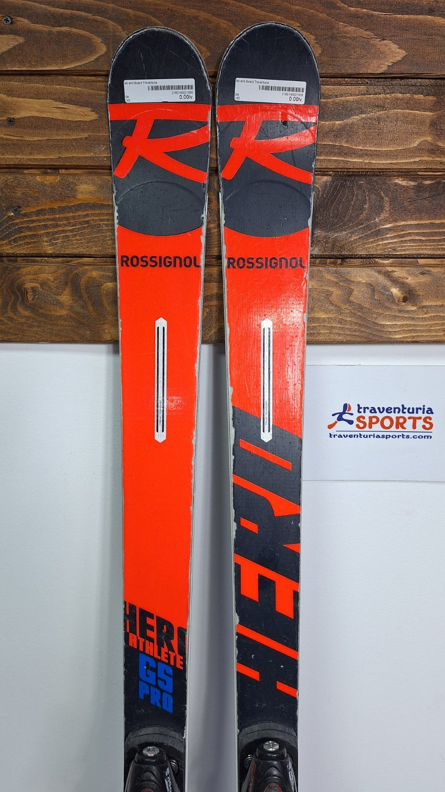 Sci Rossignol Hero FIS GS Pro 165 cm + attacchi Look 10 Divertimento invernale sulla neve
