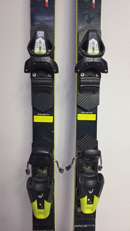 Fischer RC4 WC GS 165 cm Ski + HEAD Evo 9 Bindung Wintersport Schneespaß