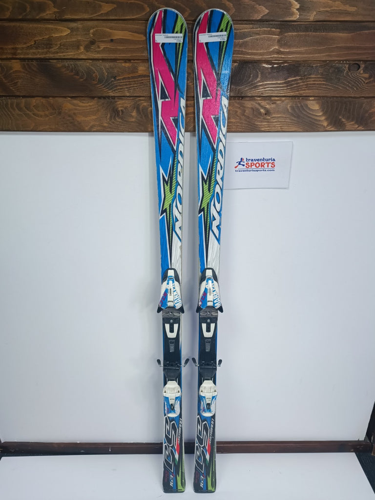 Nordica Dobermann J GS 163 cm Skis + Marker 10 Bindings Winter Fun Snow