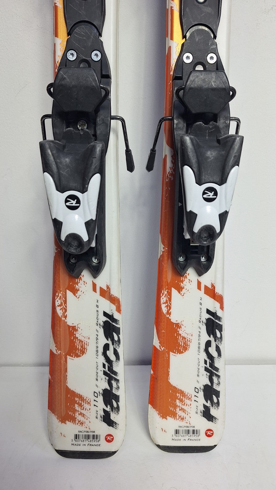 Rossignol Radical 110 cm Ski + Rossignol 4.5 Bindung Wintersport Schnee