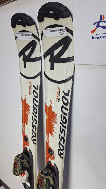 Rossignol Radical 130 cm Ski + Rossignol 7 Bindungen Wintersport Schnee