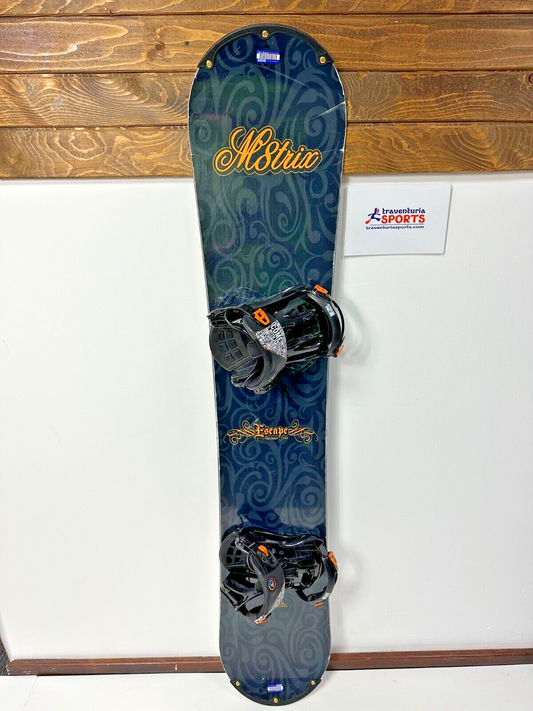 Matrix Escape 158 cm Snowboard + HEAD NX Size L Bindings Adventure Winter