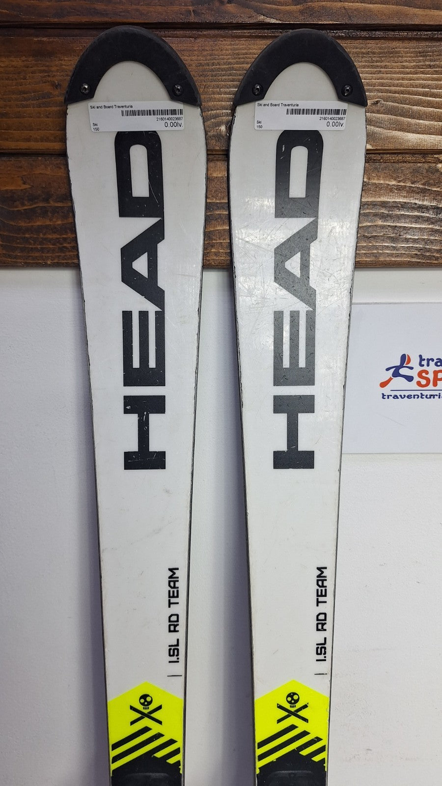 HEAD WC Rebels I.SL RD Team 150cm Ski + Fischer RS 9 Bindings Winter Sport