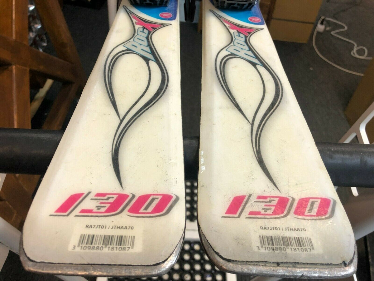 Rossignol RocX 130 cm Ski + Rossignol 9.5 Bindungen Wintersport Schnee Outdoor CBS