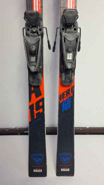 Rossignol Hero FIS GS Pro 165 cm Ski + Rossignol 7 Bindungen Winterspaß Schnee