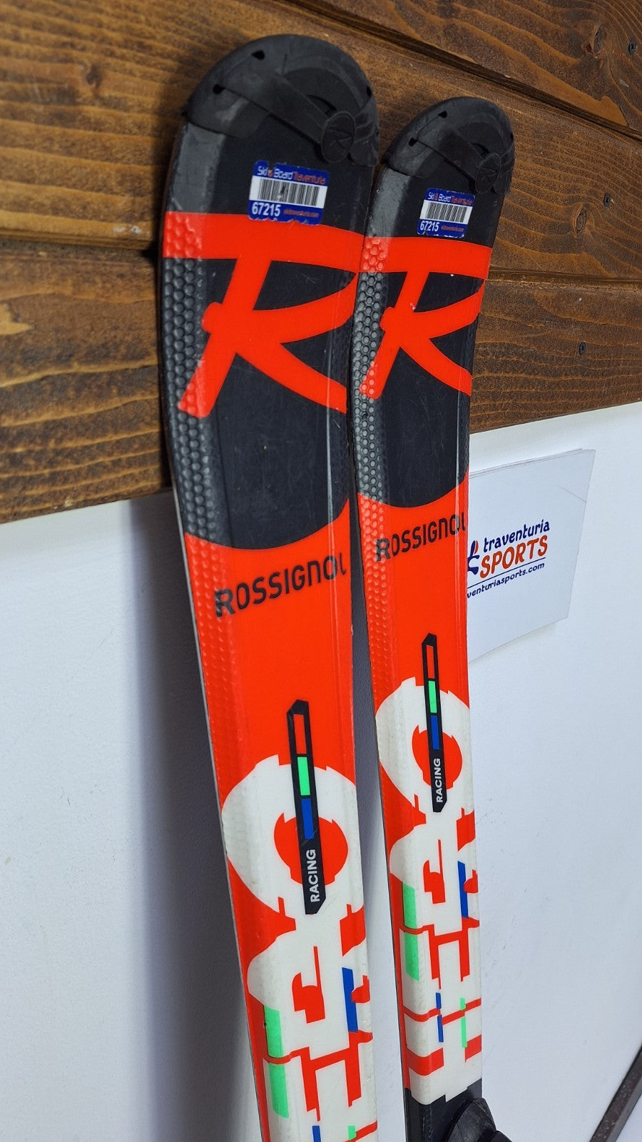 Ski Rossignol Hero J 150 cm + fixations Elan ESP 7.5 Plaisir hivernal Sports de neige