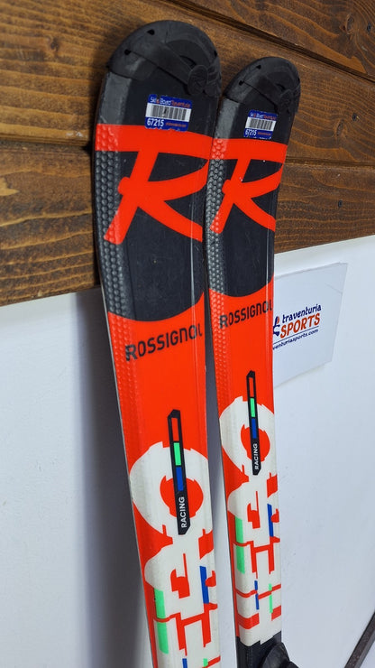 Ski Rossignol Hero J 150 cm + fixations Elan ESP 7.5 Plaisir hivernal Sports de neige