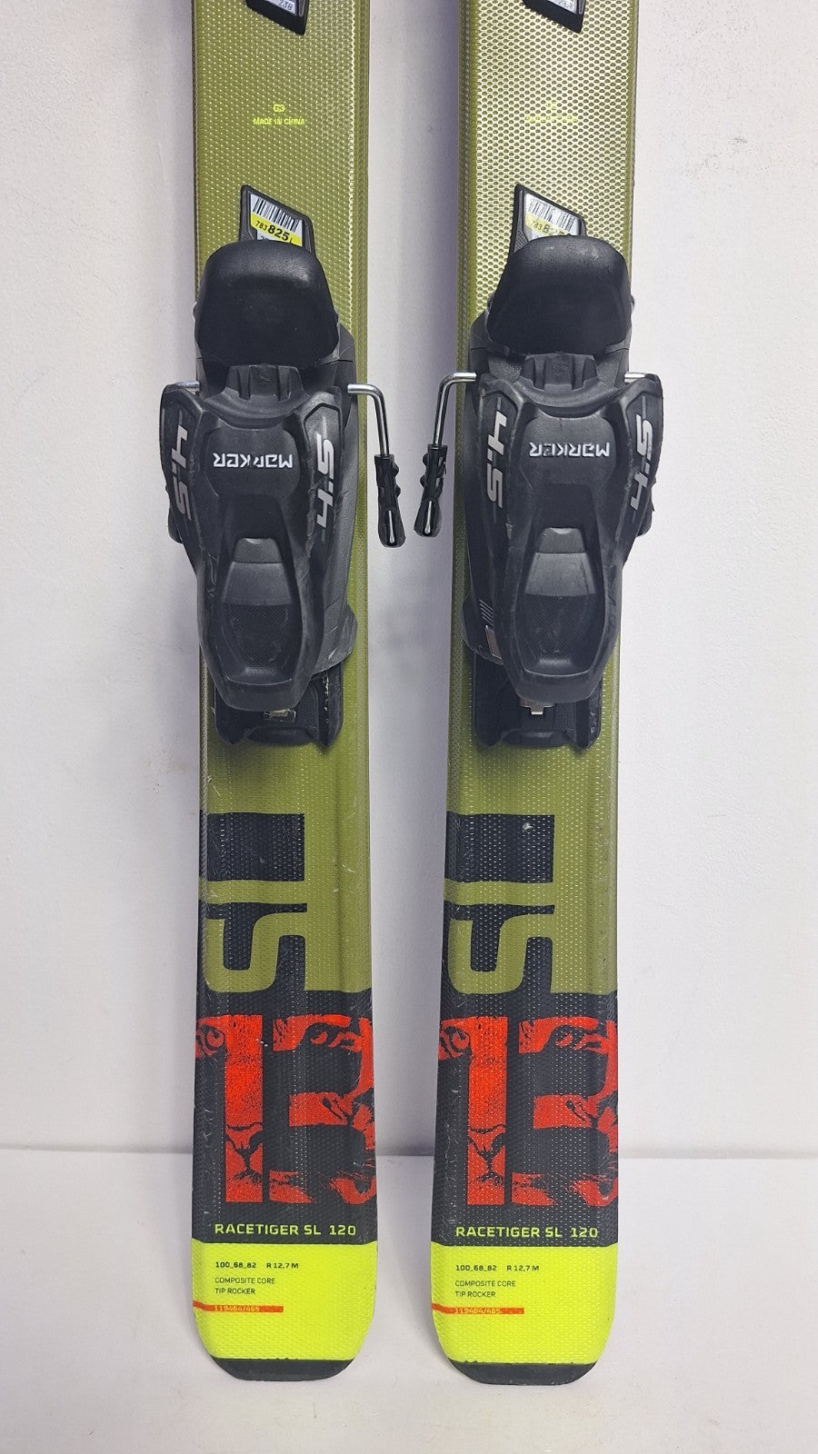 Völkl Racetiger 13 SL 120 cm Ski + Marker 4.5 Bindungen Wintersport Schneespaß