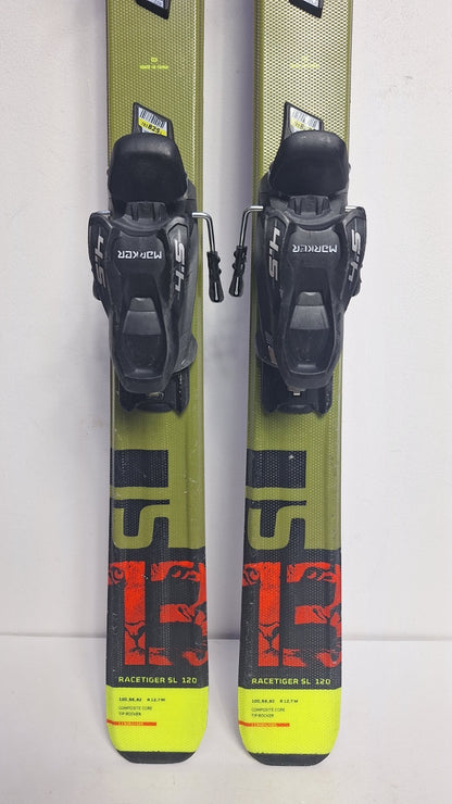 Völkl Racetiger 13 SL 120 cm Ski + Marker 4.5 Bindungen Wintersport Schneespaß
