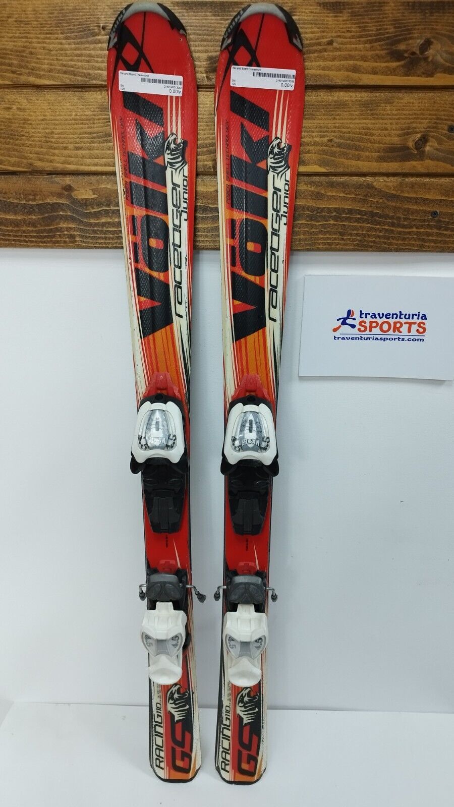 Volkl Racetiger JR GS 110 cm Ski + Marker 4.5  Bindings Fun Snow Winter Sport