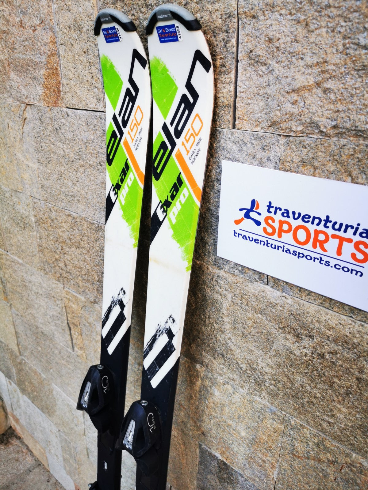 Elan Exar Pro 150cm  Ski + Elan  ESR 10 Bindings Adventure Winter Sport