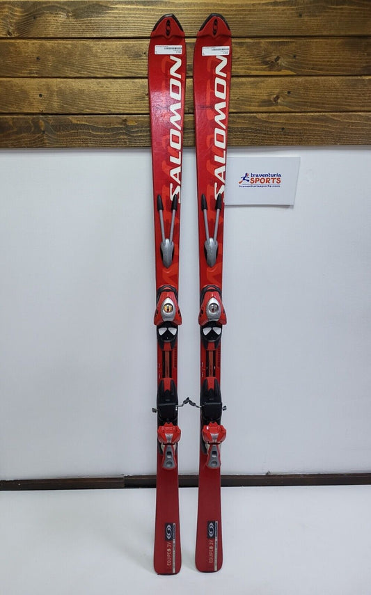 Sci Salomon Equipe 8 3V 168 cm + attacchi Salomon 10 Sport Invernali Avventura
