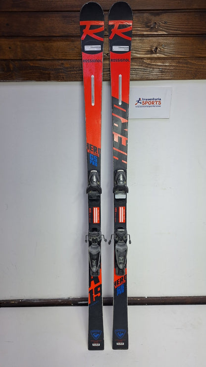 Rossignol Hero FIS GS Pro 165 cm Ski + Rossignol 7 Bindungen Winterspaß Schnee