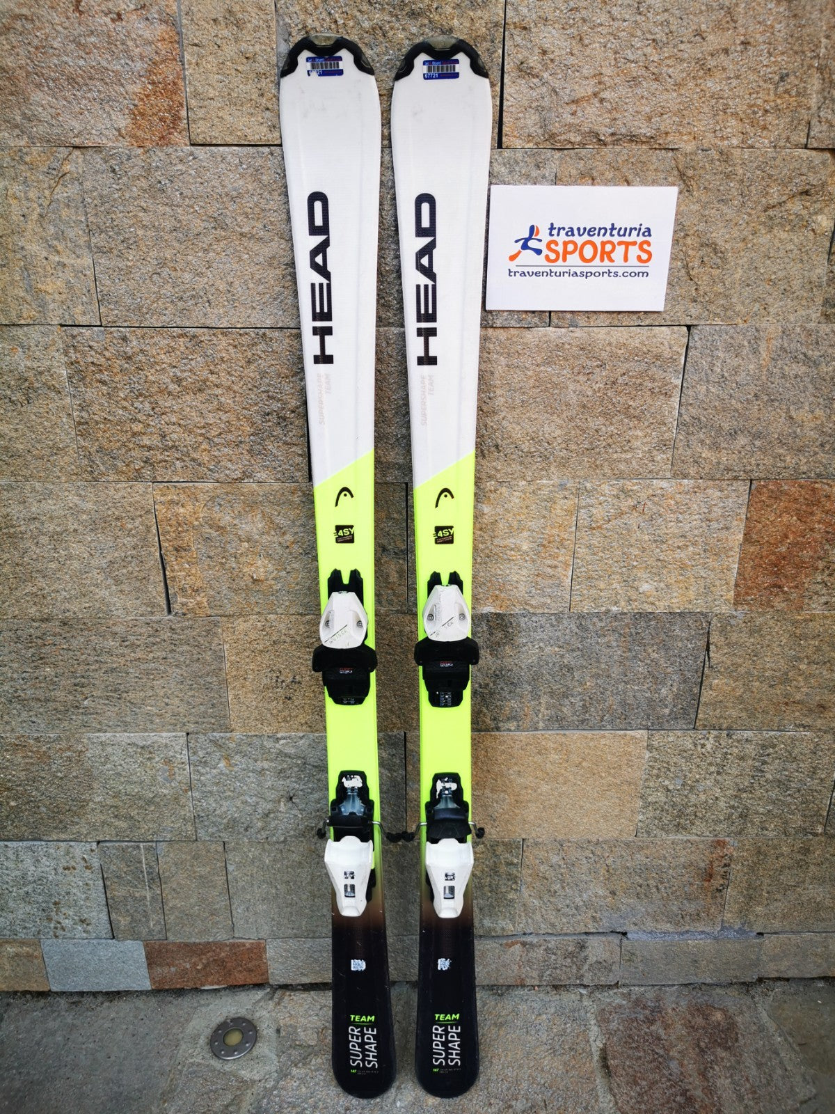 HEAD Supershape Team Easy 147cm  Ski + HEAD 7.5 Bindings  Winter Sport